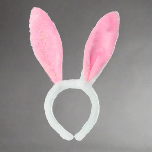 FluffPop Bunny Band – Soft Plush Rabbit Ear Headband for Women & Girls (Cosplay, Parties, Easter Fun!)