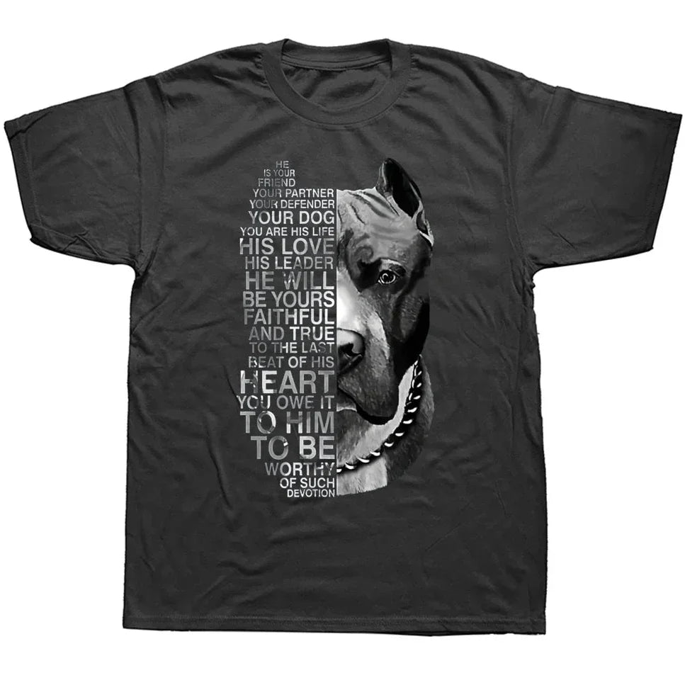 Pitbull Powerhouse Graphic Tee: Hilarious, Heartfelt, and Hardcore Streetwear for Dog Lovers - The Ultimate Birthday Gift