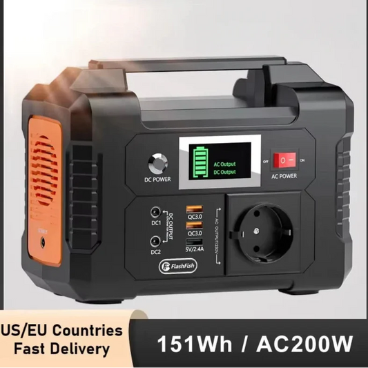 Powerstation E200 – Your Pocket-Sized 200W Solar Dynamo for Adventures, Outages & OMG Moments