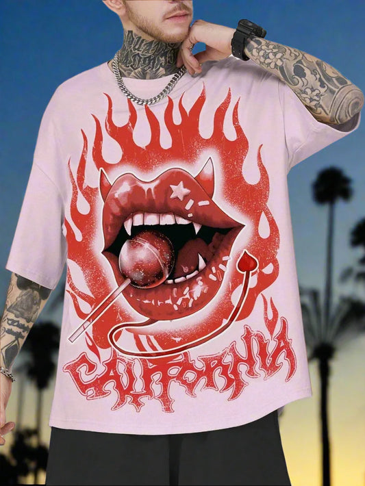 Heavy Metal Vibe Cotton Tee – Big Size Classic Print Streetwear for Men & Women S-4XL