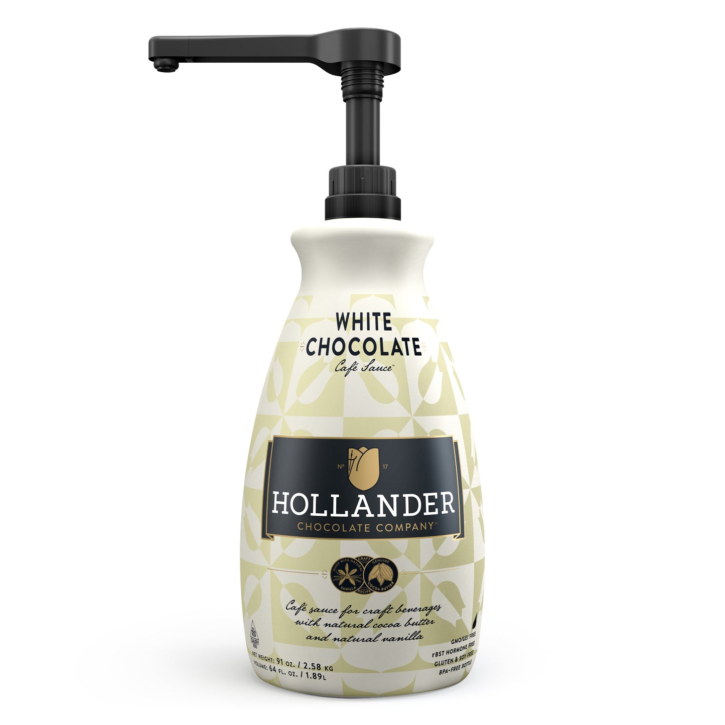 Hollander Chocolate Sweet Ground White Chocolate Sauce
