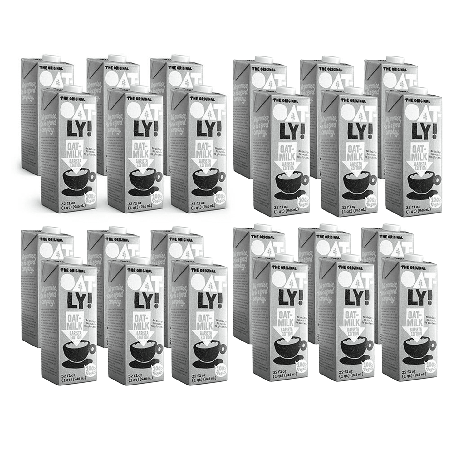 Oatly Barista Edition Oat Milk - case of 12, 32oz cartons