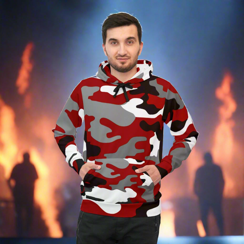 Bloodstorm Camo athletic hoodie