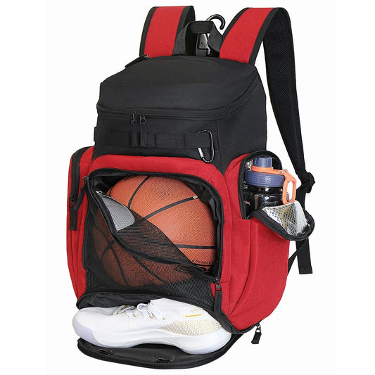 Court Commander Pro — Basketball Backpack With Ball & Shoe Compartments (20–35L)