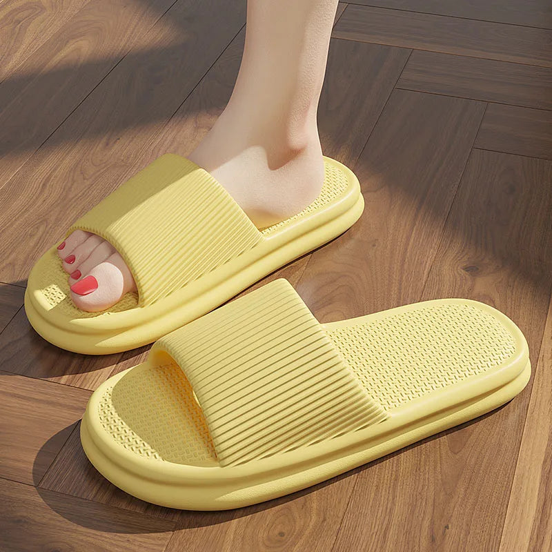 "DEADWALKER 49s" – Apocalypse-Ready Flat Sole Sliders for Men & Women | Heavy Metal Bathhouse Slippers | Big Sizes 48–49