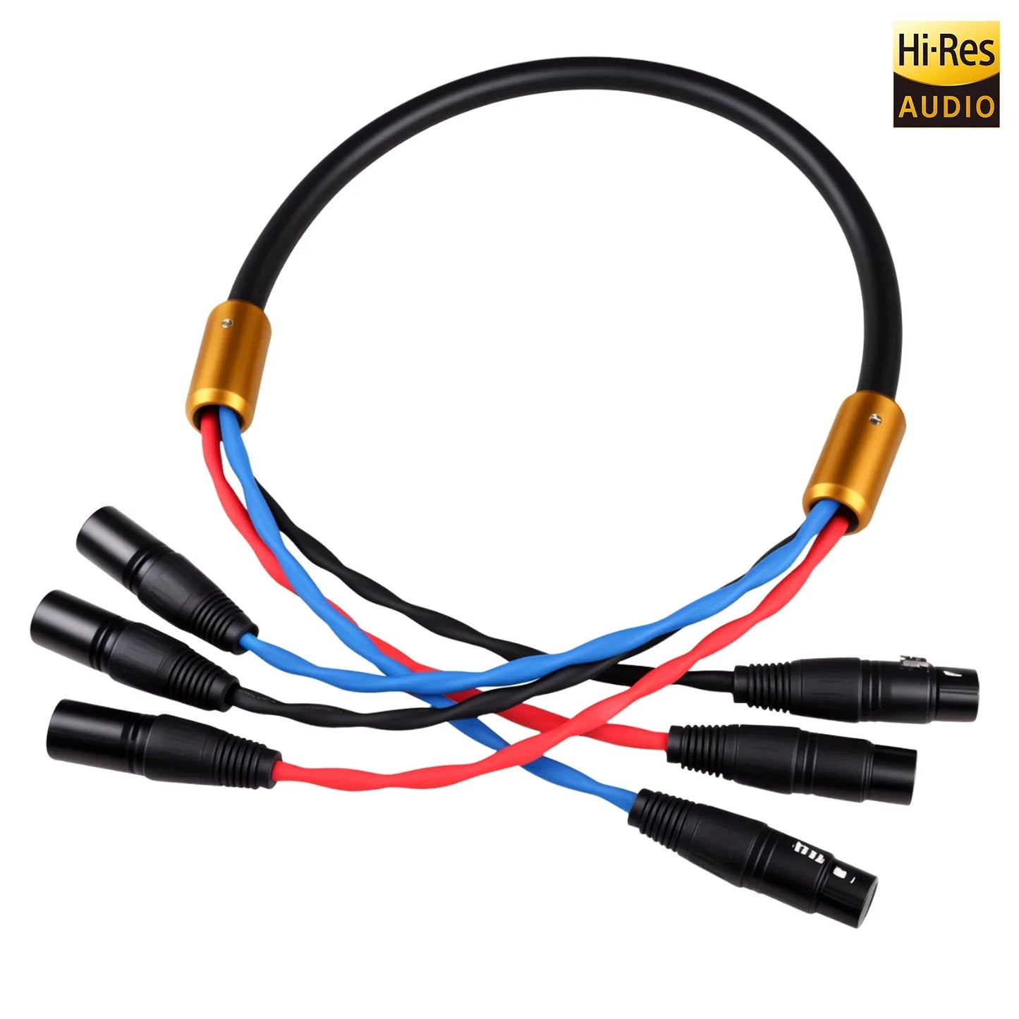 "8-Lane Sonic Fury Cable" – Pro-Grade 8 Channel XLR Snake Audio Cord for Soundlords & Studio Commanders
