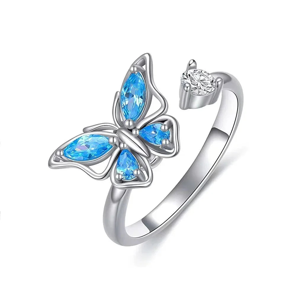 Lumé Curve Adjustable Zircon Ring — Effortless Sparkle for Every Kind of Day