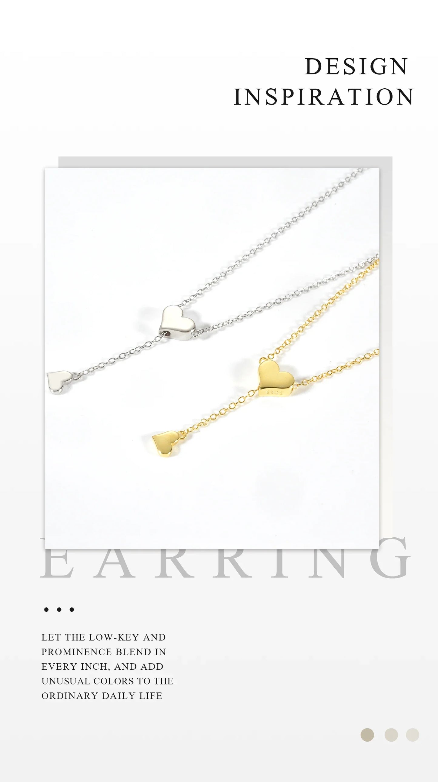 ANDYWEN 925 Sterling Silver Heart Pendant Necklace – Adjustable Snake Chain Charm for Women