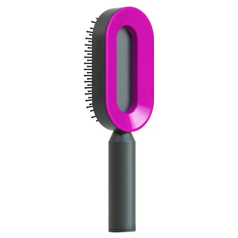 The Reckless Comb: One-Click Clean, Scalp-Slaying Air Cushion Hairbrush for Hardcore Hair Rebels