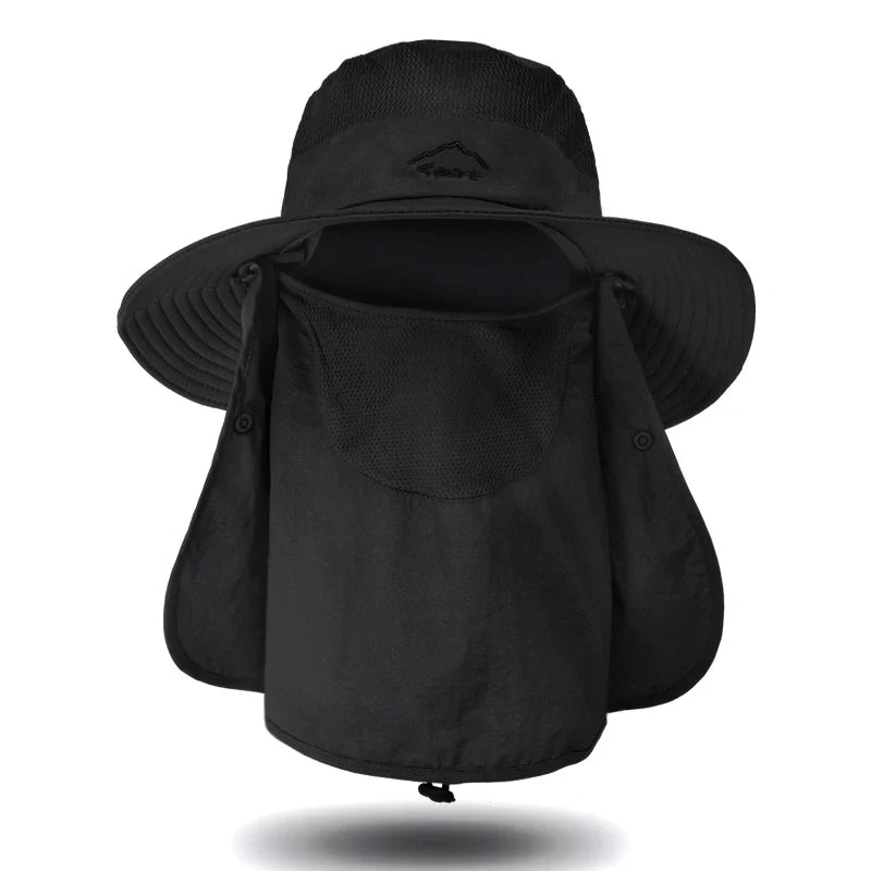 Death Valley Ghostshade – Tactical Fisherman’s Sun Hat with Face Shield and Breathable Dome