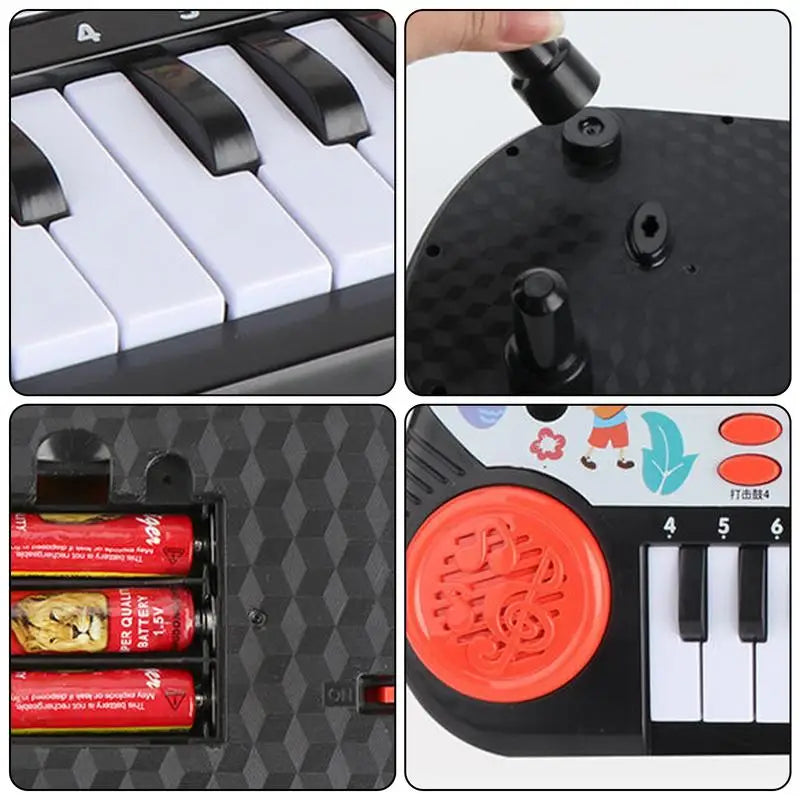 Kids Electric Piano Keyboard – Portable Musical Learning Toy With Fun Sounds & Christmas Gift Magic