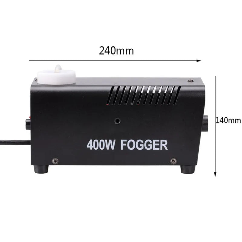 THRASH FOGGER 400 – Heavy Fog Mini Smoke Machine for KTV, Parties, Metal Gigs & Wedding Mayhem (US/UK/AU Plug)