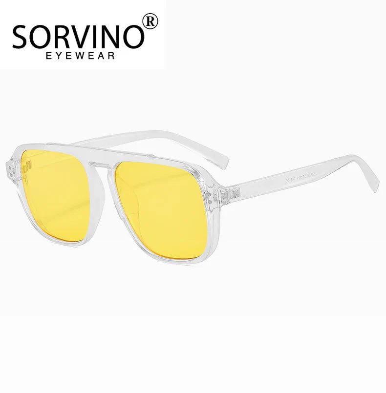 RiotVision Red Rivet Shades – Oversized Square Sunglasses for Rockstars and Outlaws