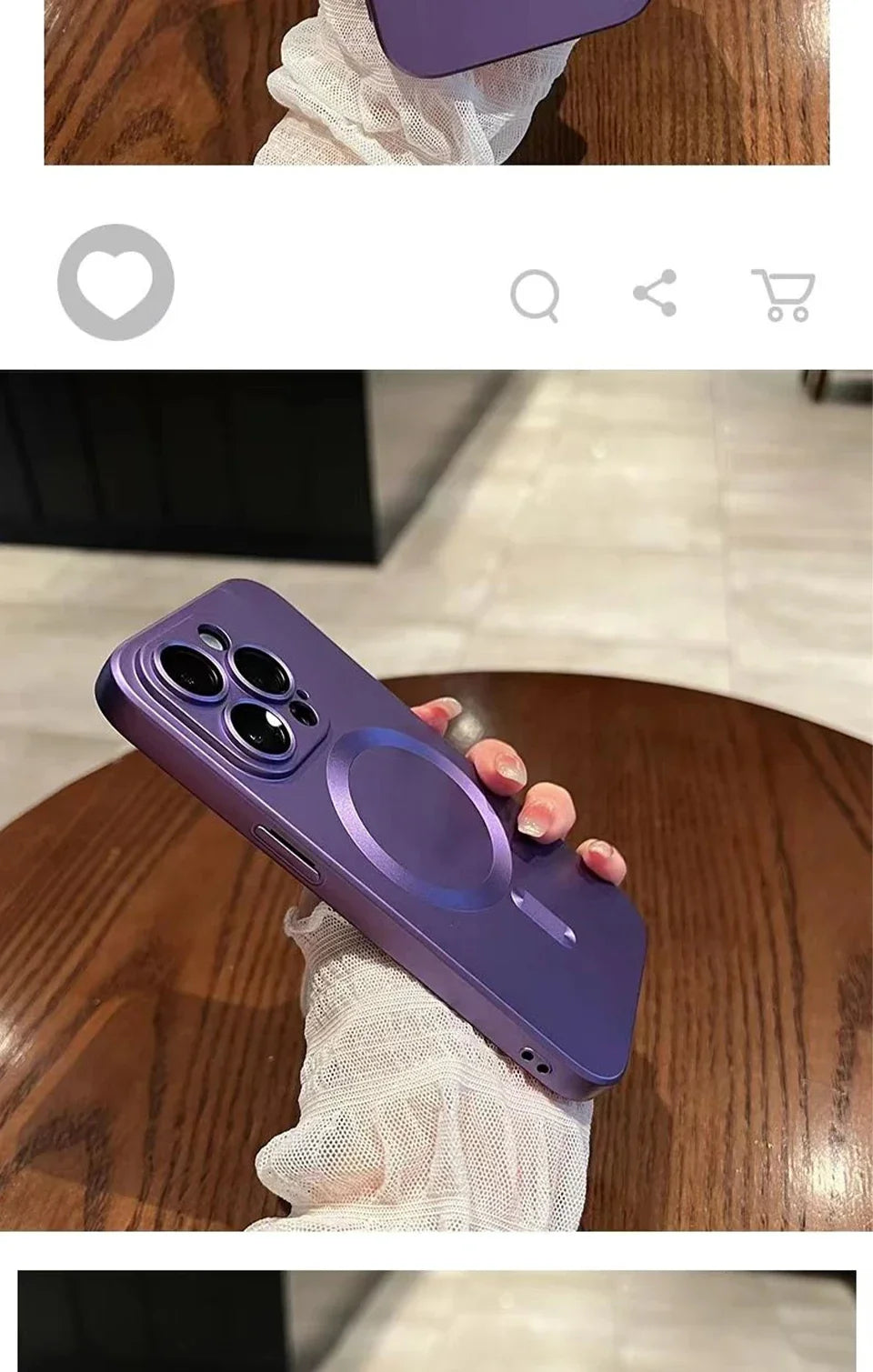 MagSafe Matte Magnetic Shockproof iPhone Case – Wireless Charging Ready ⚡📱