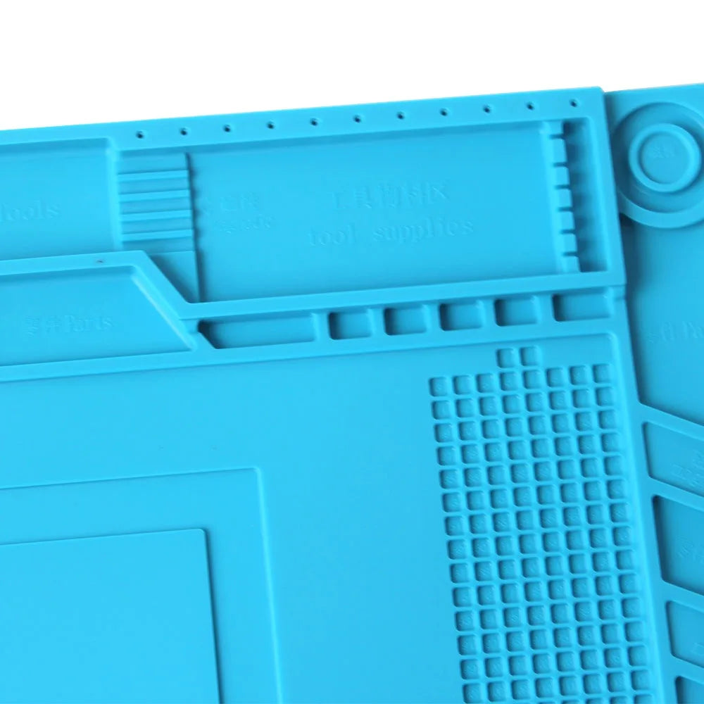 InfernoGrip™ Pro Heat-Resistant Magnetic Soldering Mat – 932°F Anti-Static Silicone Workstation for Electronics Repair