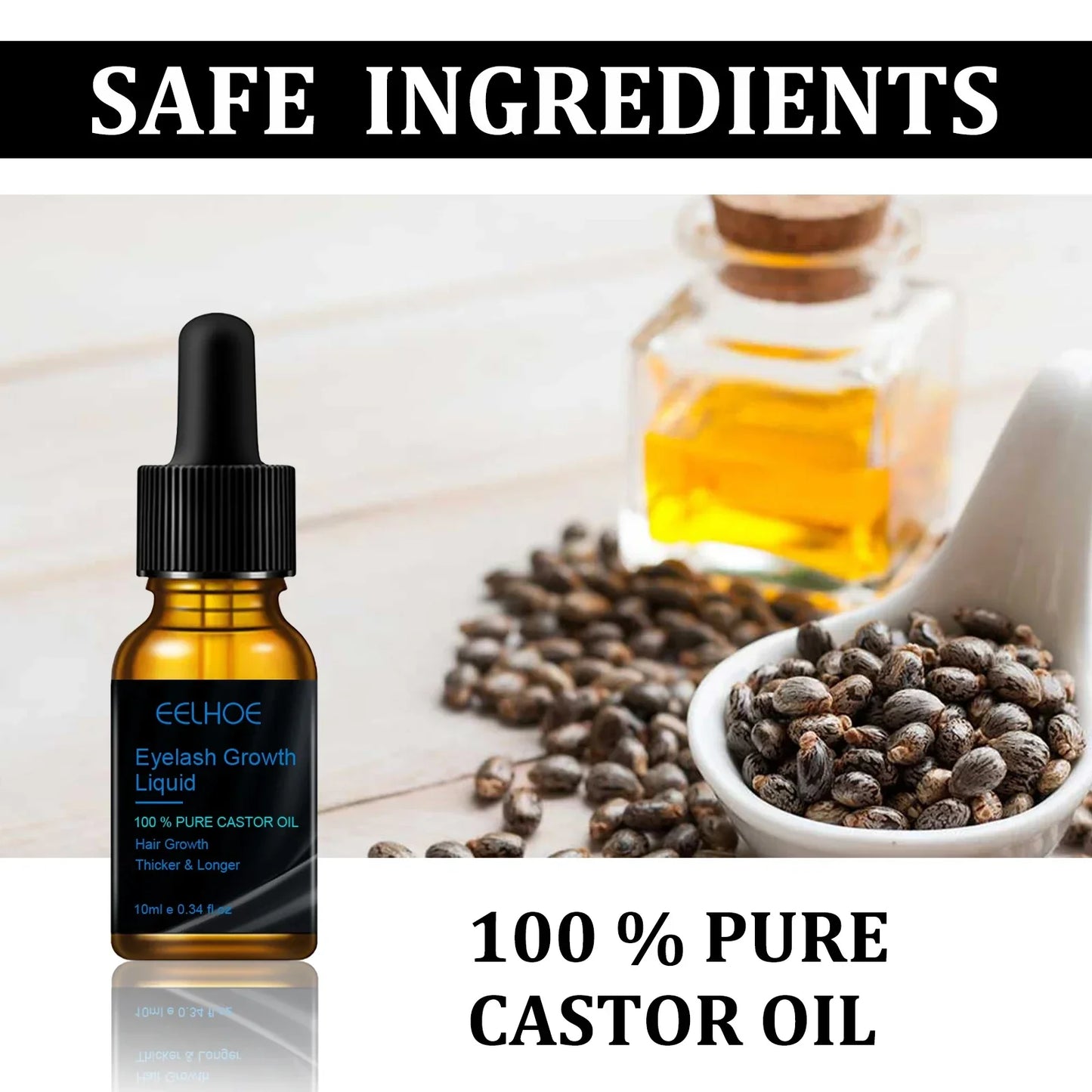 Midnight Lash Luck Castor Oil Growth Serum for Brows & Lashes