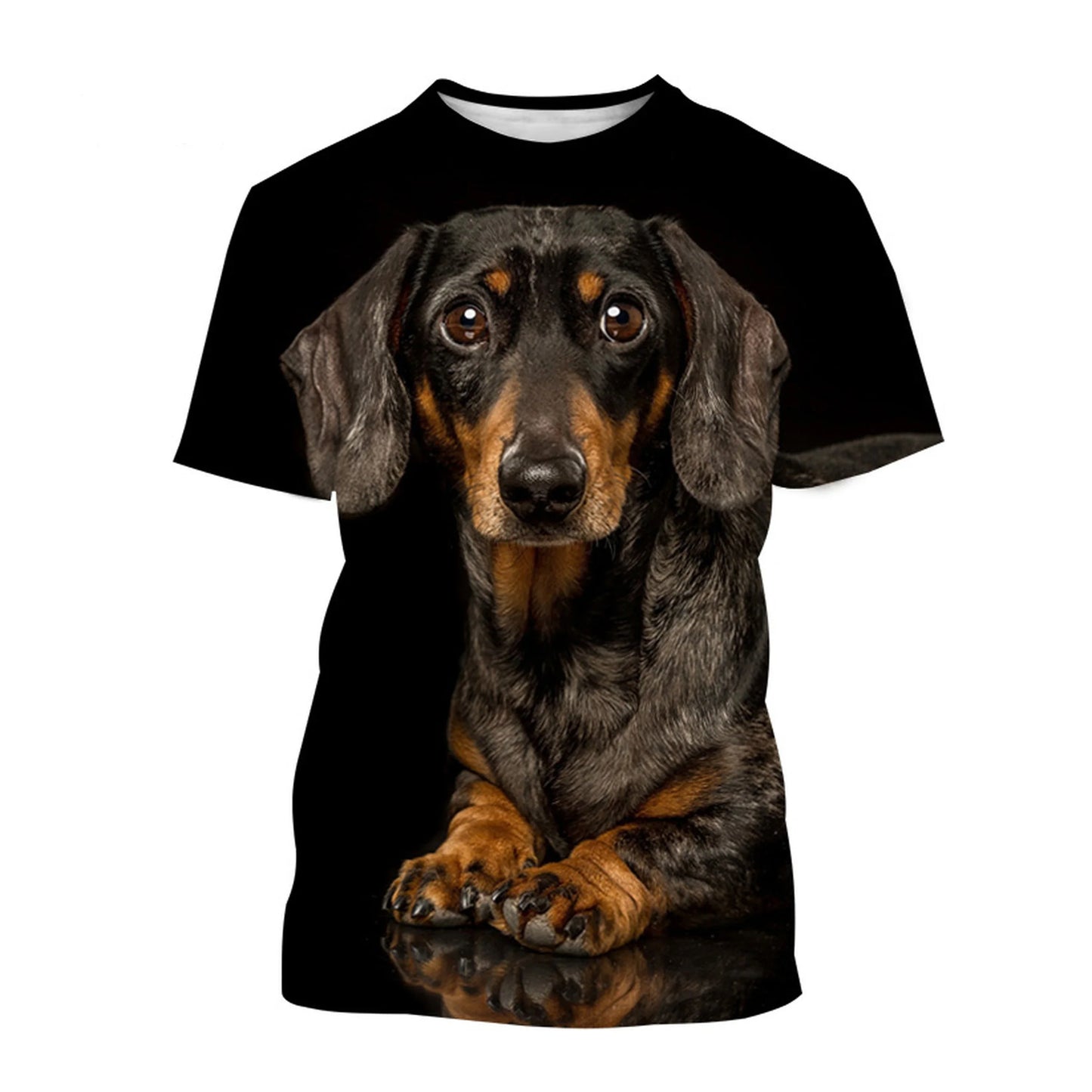 Dachshund 3D printed quick-dry t-shirt – tactical-grade casual tee for men & women XXL to 6XL ⚡🐶