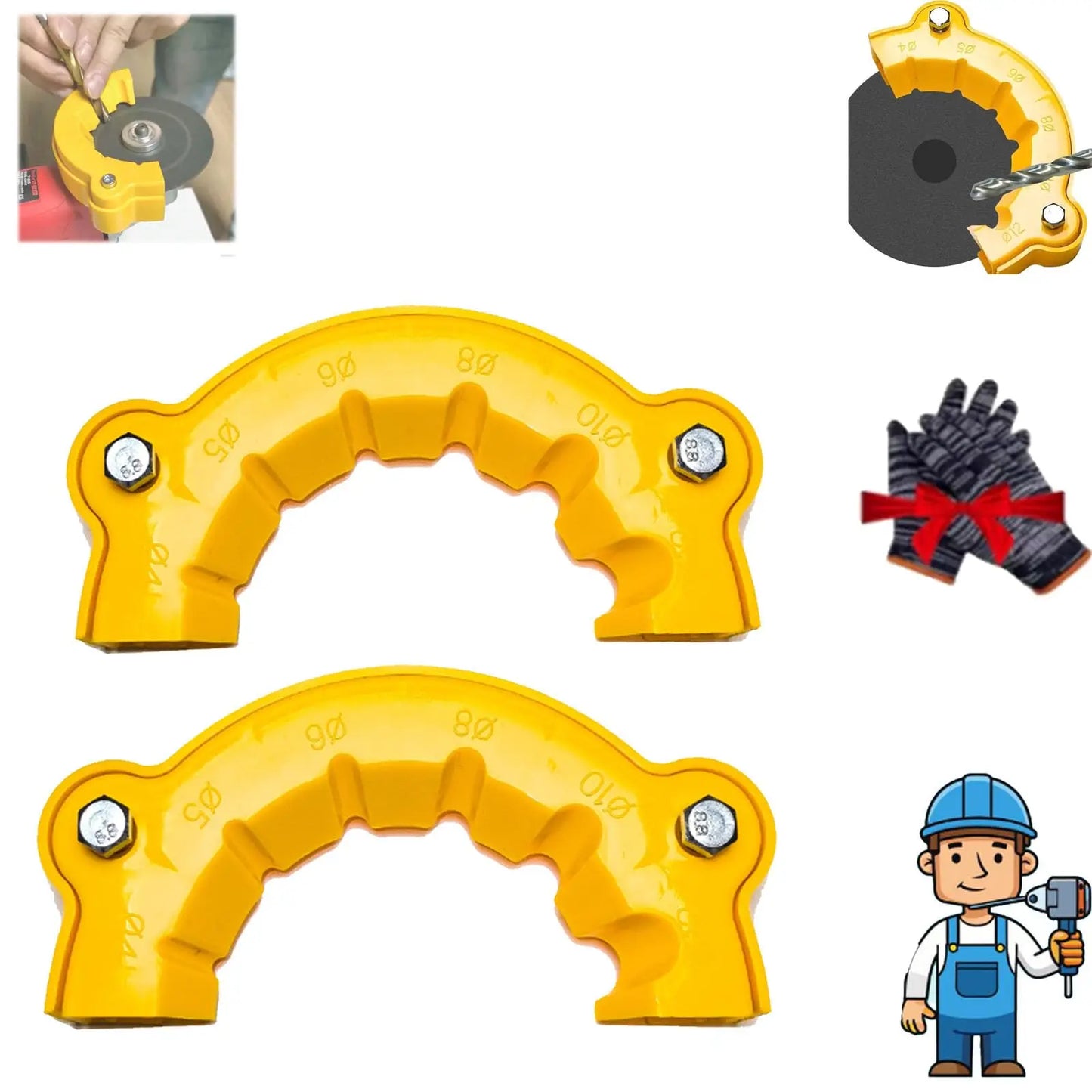 MAX 6-in-1 Drill Saver – Multi-Spec Drill Sharpener & Polishing Tool 🛠️✨