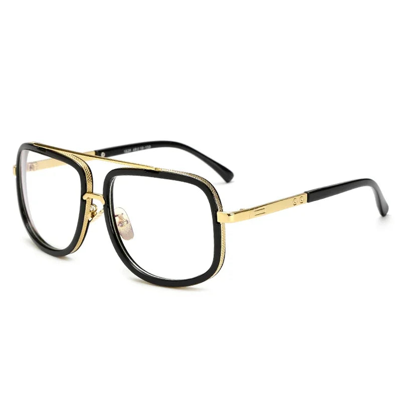 DEATHEYES KP1828 – Oversized Metal Gradient Sunglasses for Men | GTA Getaway Edition UV400 Shades