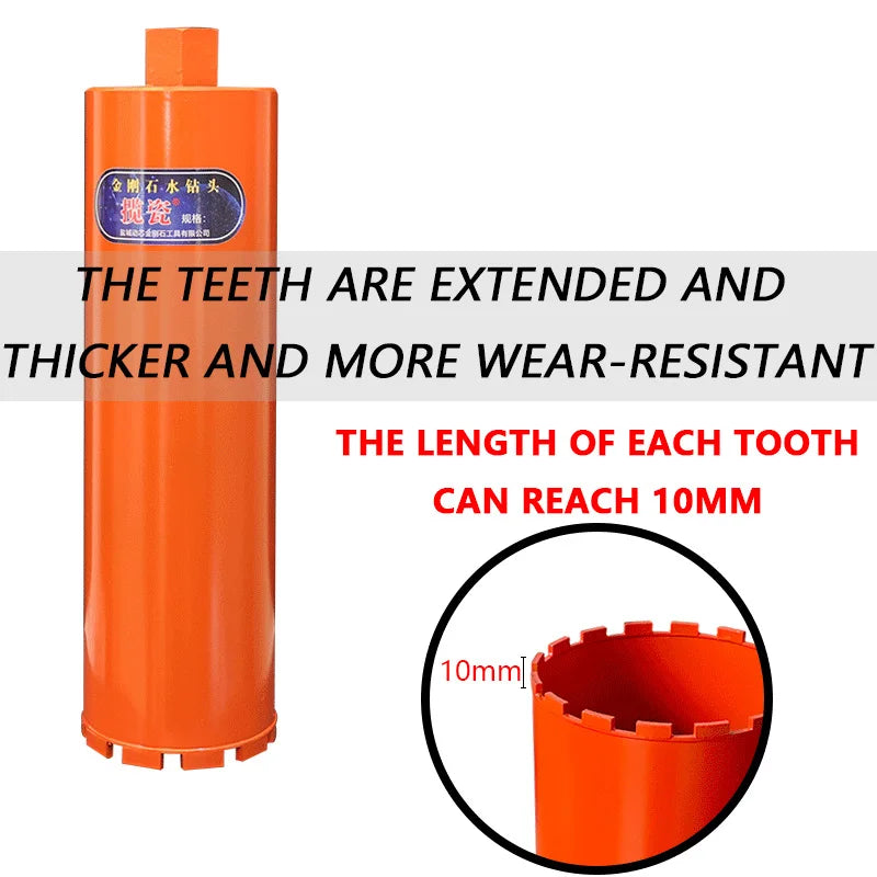 Concrete Killer 395 – Lizard Vigilante Diamond Core Drill Bit for Reinforced Concrete (25–200mm) | Aircon Wall Puncher from Hell