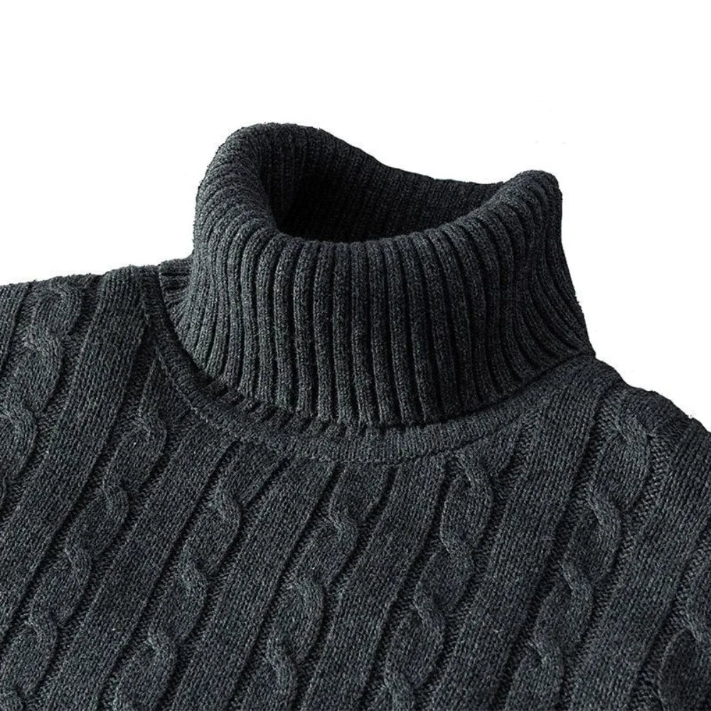 Winter Rebellion Men’s Turtleneck Sweater – King Billion High Neck Pullover