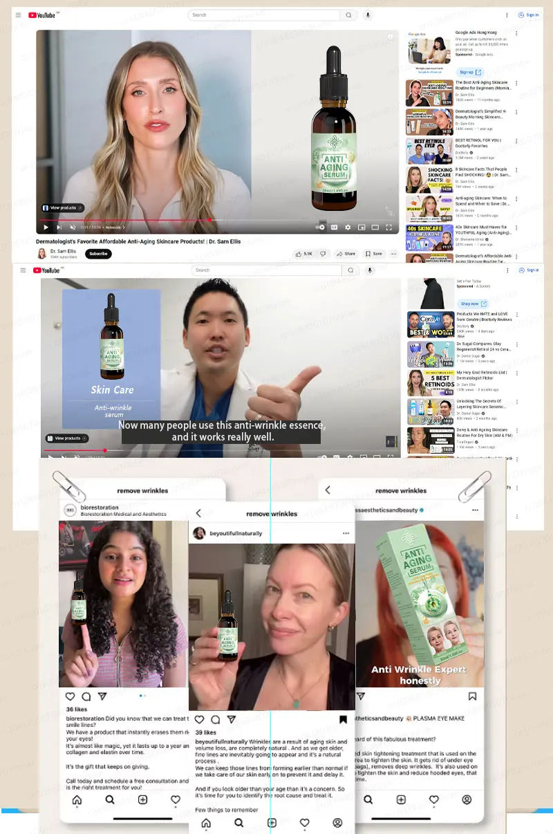 Wrinkle Hitman 100X — Liquid Anti-Aging Serum for Eyes, Face & Neck (Hollywood-Grade Formula)