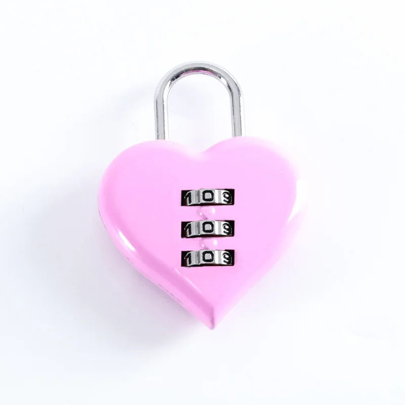 Heartbreaker Lockdown Love Padlock – 3-Digit Zinc Alloy Heart Lock for Weddings, Gifts & Mischief-Ready Bags