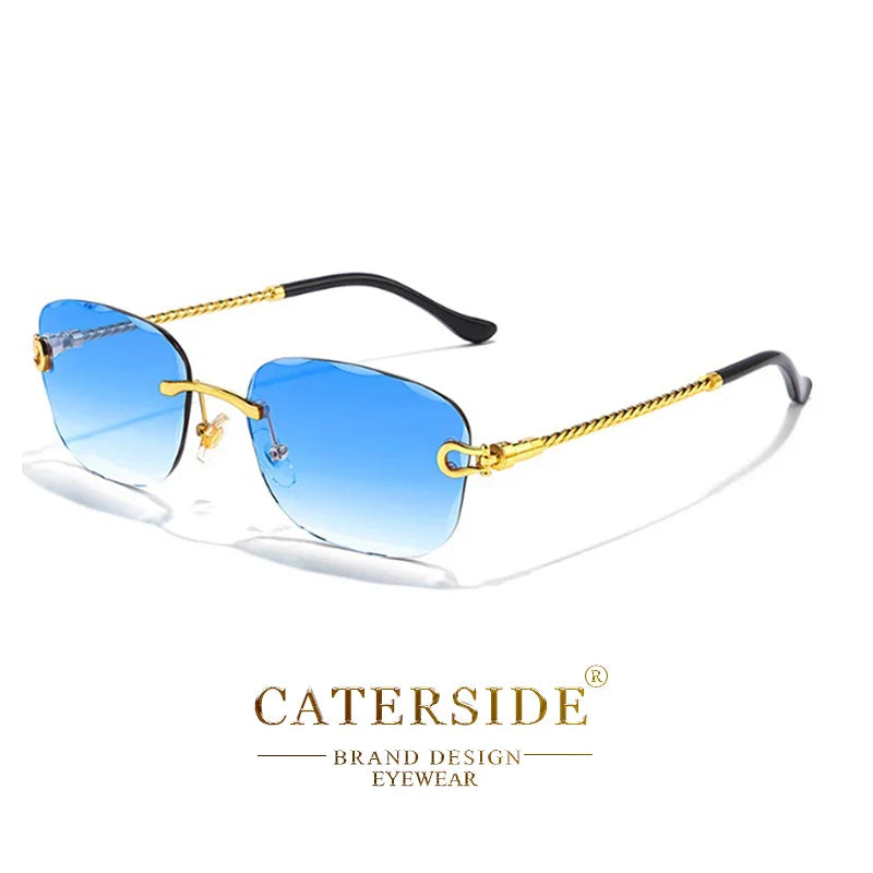 Rimcutter Royale Caterside Retro Gradient Sunglasses – Blade Lens Street Icon Shades