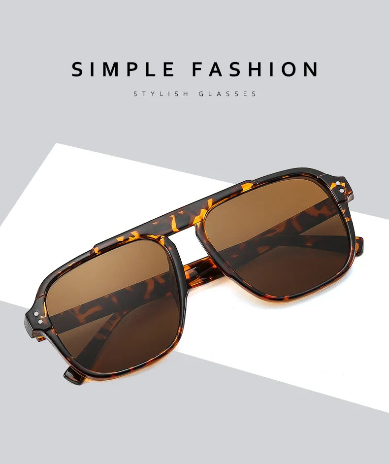 RiotVision Red Rivet Shades – Oversized Square Sunglasses for Rockstars and Outlaws