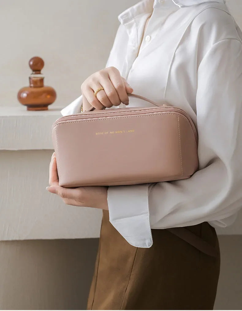 Bag of Holding: Ultra-Clever Travel Cosmetic Case for Women | Zippered Makeup & Toiletry Vault for Organized Queens