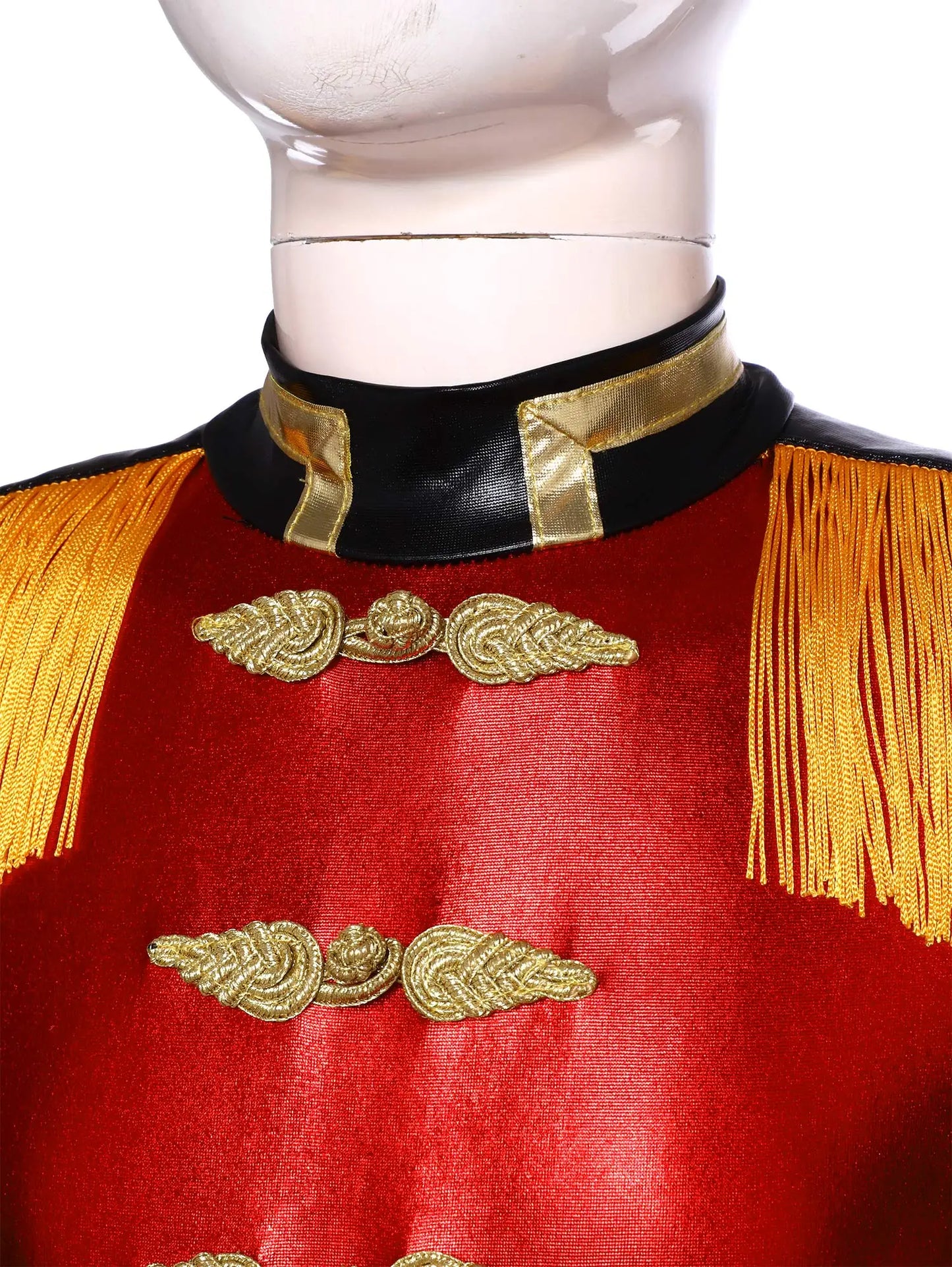 Girls Nutcracker Circus Ringmaster Costume – Medieval Royal Military Leotard Jumpsuit Halloween Cosplay