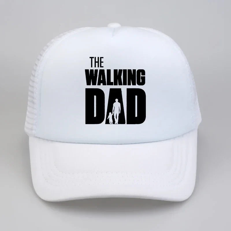 The Walking Dad Funny Fathers Day Trucker Hat Adjustable Summer Baseball Cap