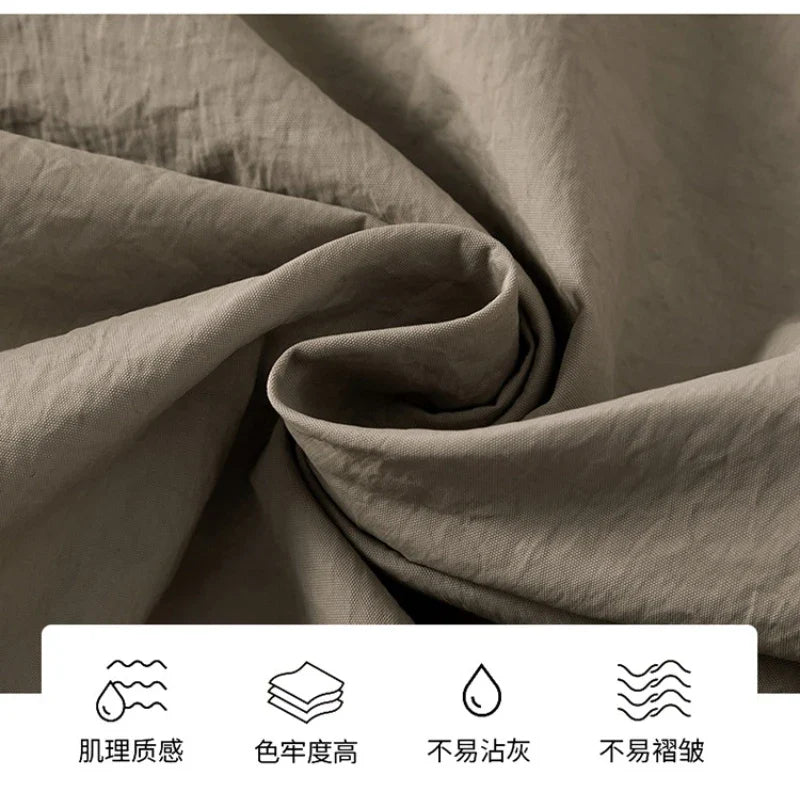 KUBRO Ice Silk Men’s Summer Power Pants – Breathable Black & Gray Business Casual Straight-Leg Sweatpants