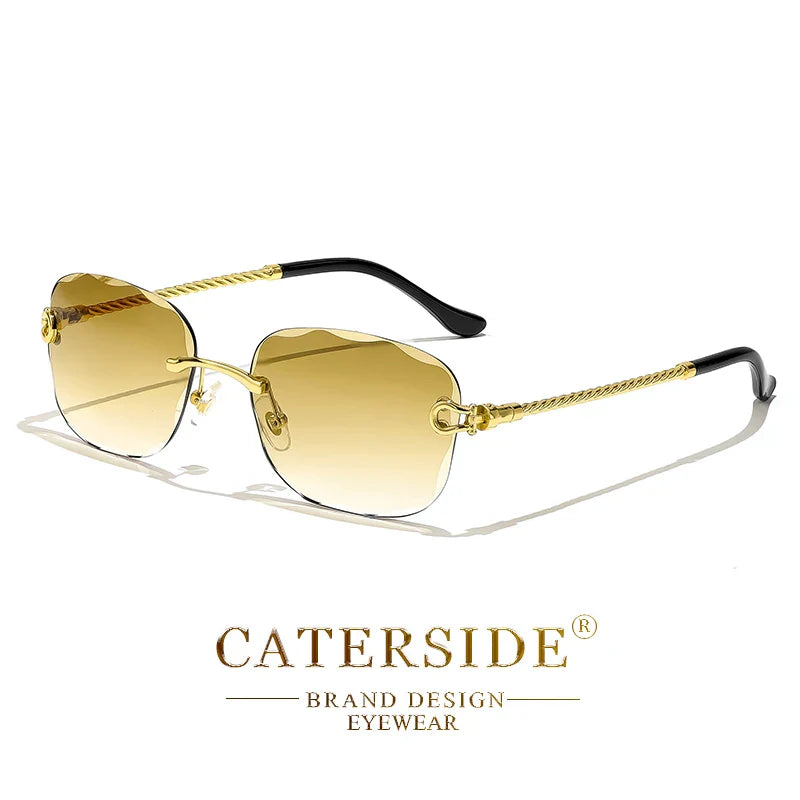 Rimcutter Royale Caterside Retro Gradient Sunglasses – Blade Lens Street Icon Shades