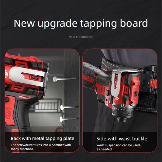 CHIGO 18V “DRILL 'TIL IT HURTS” Brushless Knockable Cordless Driver – 80N·m Torque, Rock-Solid Power Tool for DIY Kings