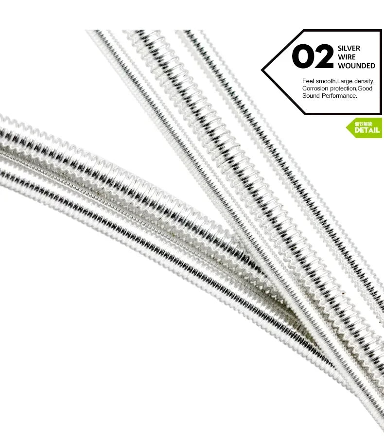 “NX SILVERBLOOD STRING PACK” – 10/50 Set Orphee NX-Series Silver-Plated Nylon Strings | For Classical Guitarists Who Shred in Silence