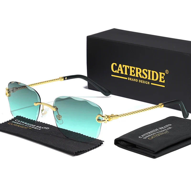 Rimcutter Royale Caterside Retro Gradient Sunglasses – Blade Lens Street Icon Shades