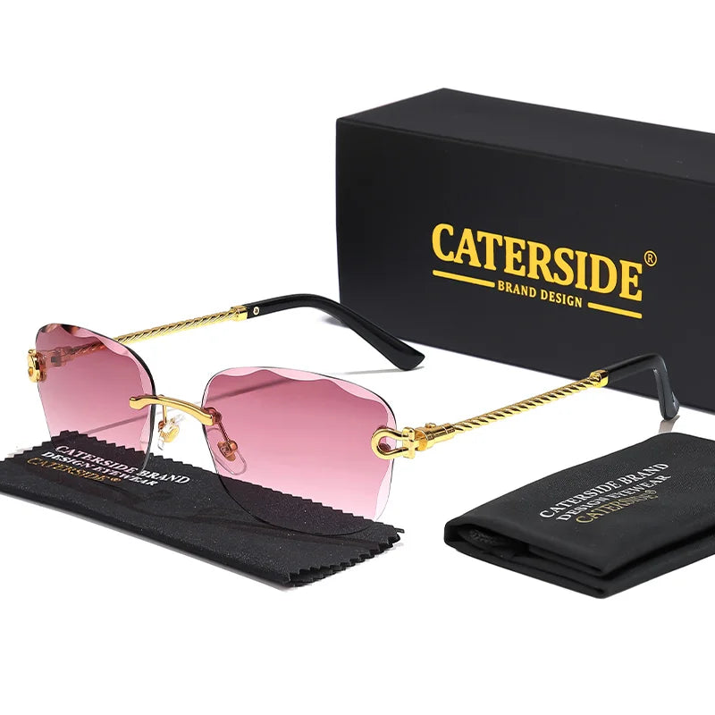 Rimcutter Royale Caterside Retro Gradient Sunglasses – Blade Lens Street Icon Shades