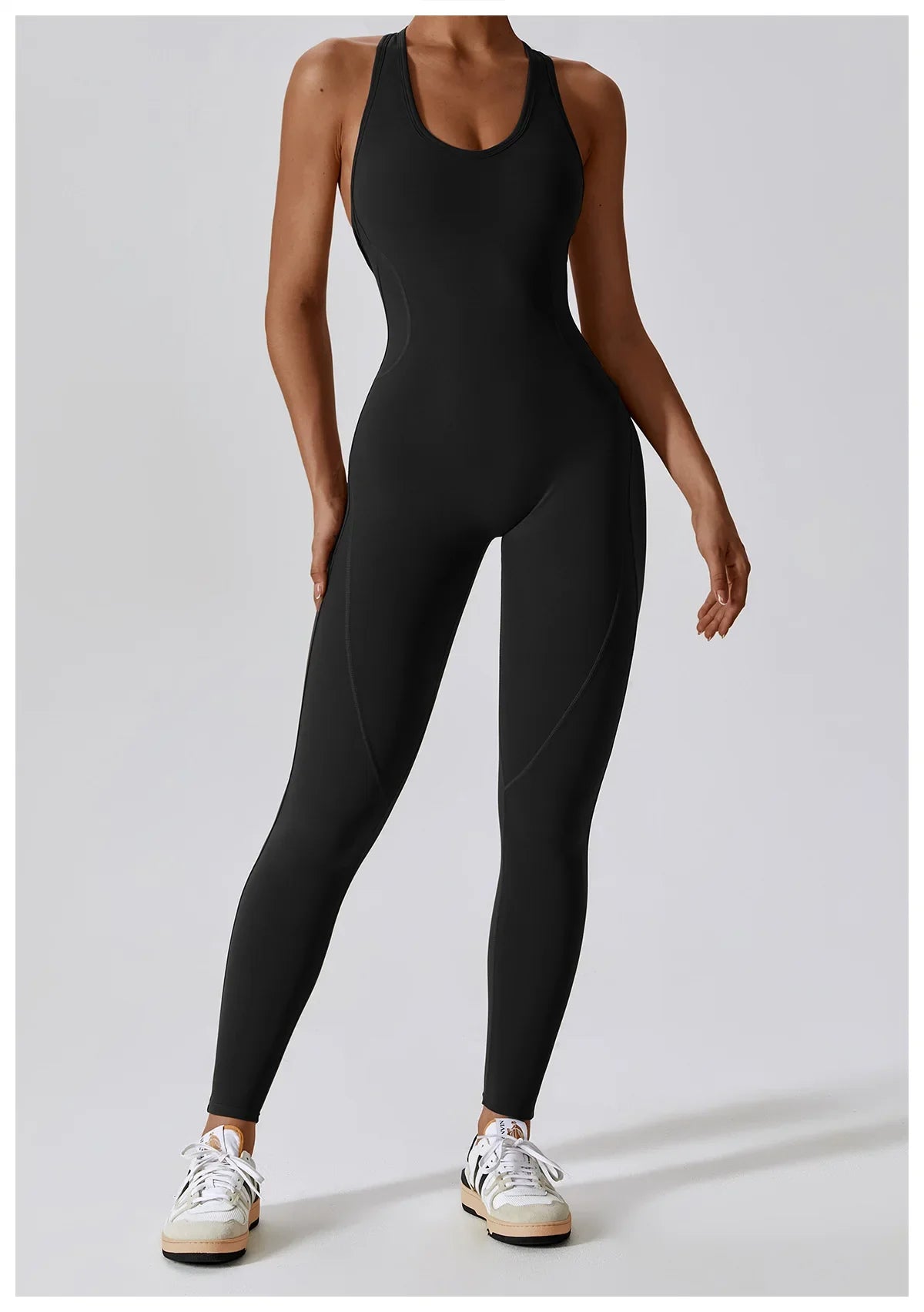 Seamless Yoga Jumpsuit - All-in-One Workout Outfit for Women