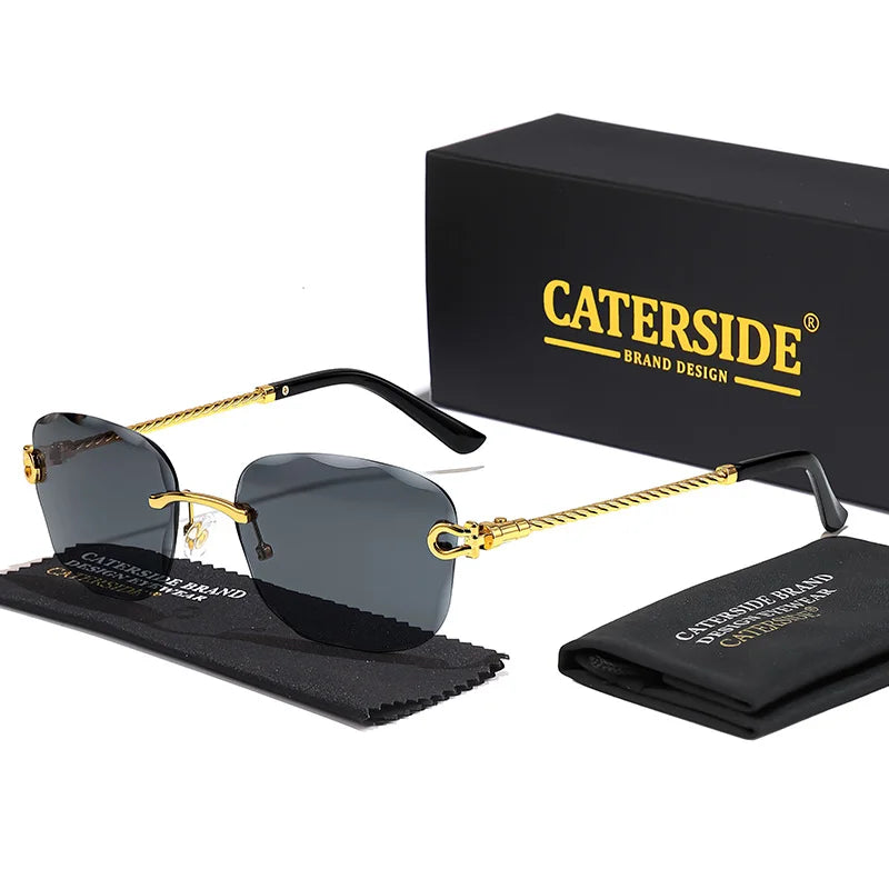 Rimcutter Royale Caterside Retro Gradient Sunglasses – Blade Lens Street Icon Shades