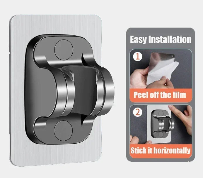 AquaForce 4‑Mode High‑Pressure Handheld Showerhead with One‑Click Stop & Built‑In Filter