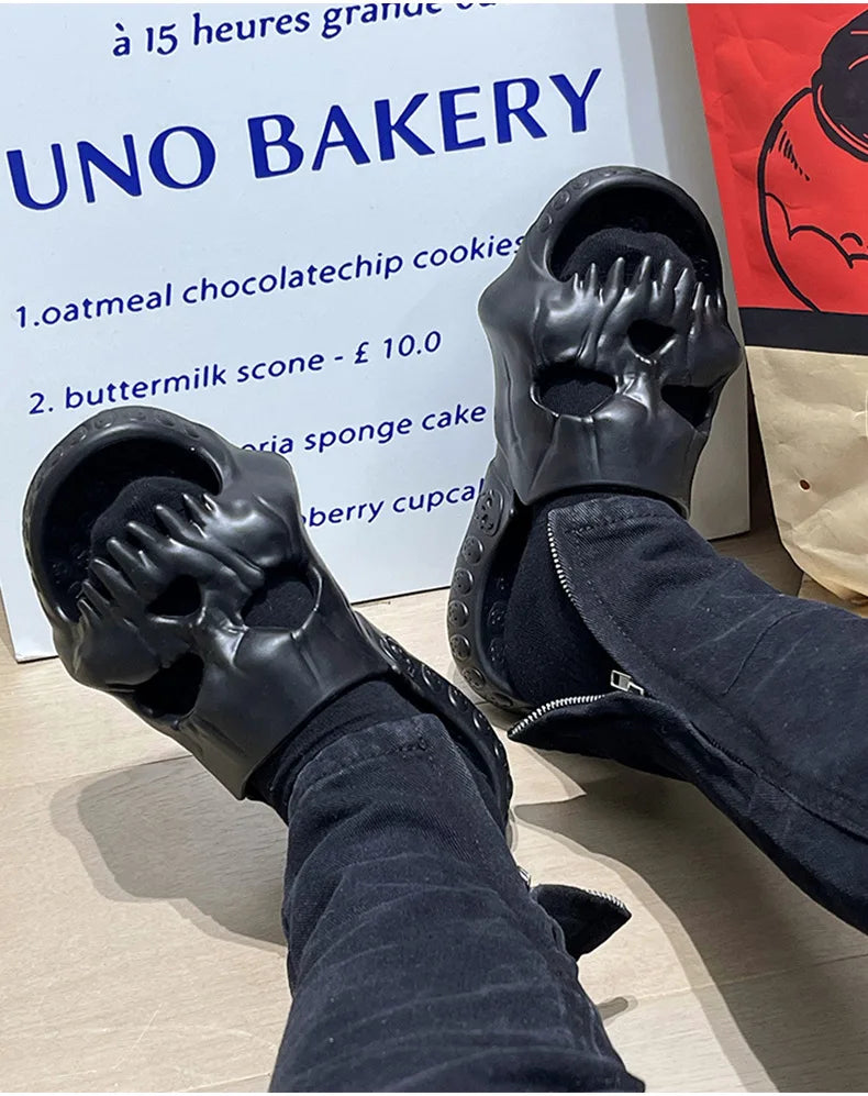 Skull Stompers – Heavy Sole EVA Punk Slides for Men & Women (Summer ‘25 Limited Chaos Edition)