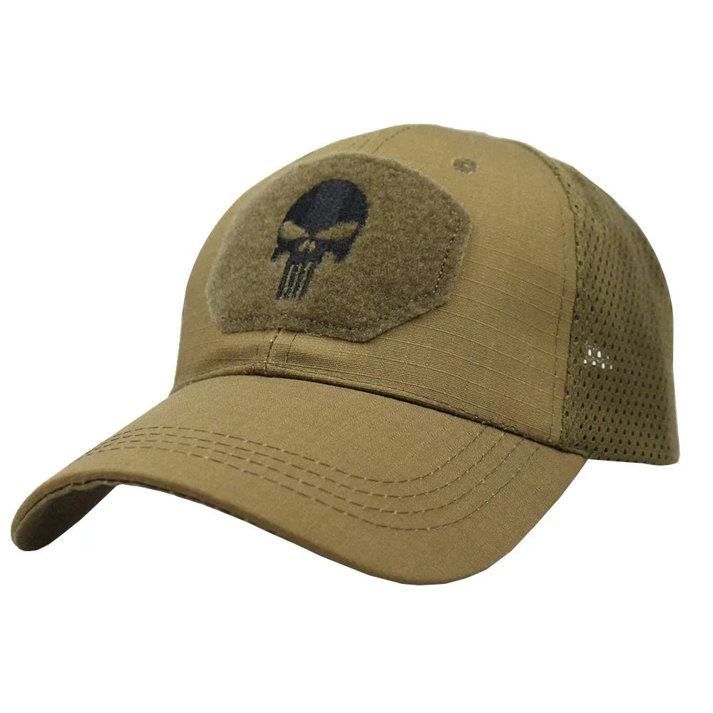 Skull Recon Tactical Camo Mesh Cap