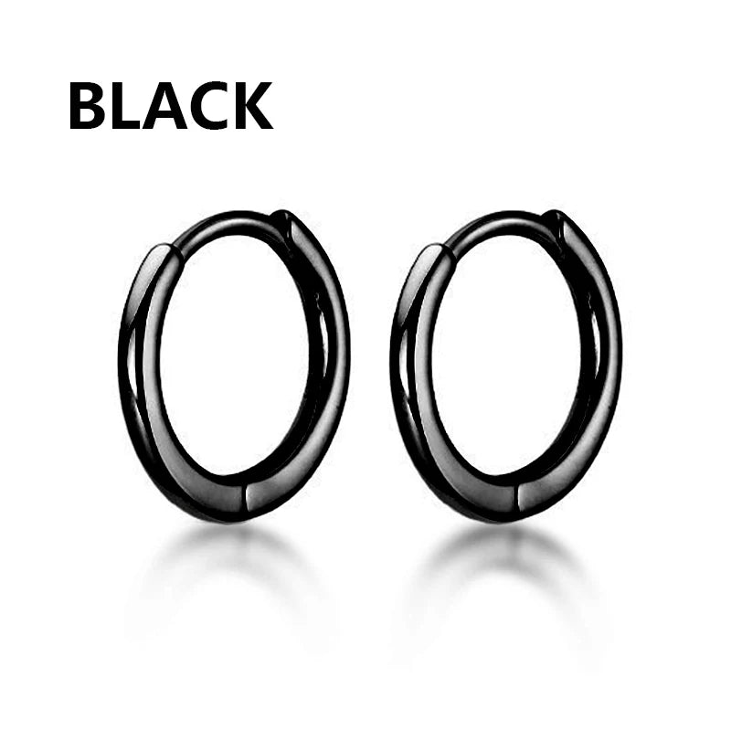 Punk Stainless Steel Stud Earrings - Edgy and Stylish