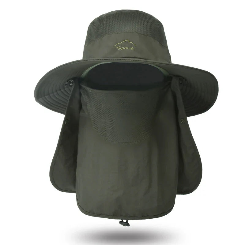 Death Valley Ghostshade – Tactical Fisherman’s Sun Hat with Face Shield and Breathable Dome