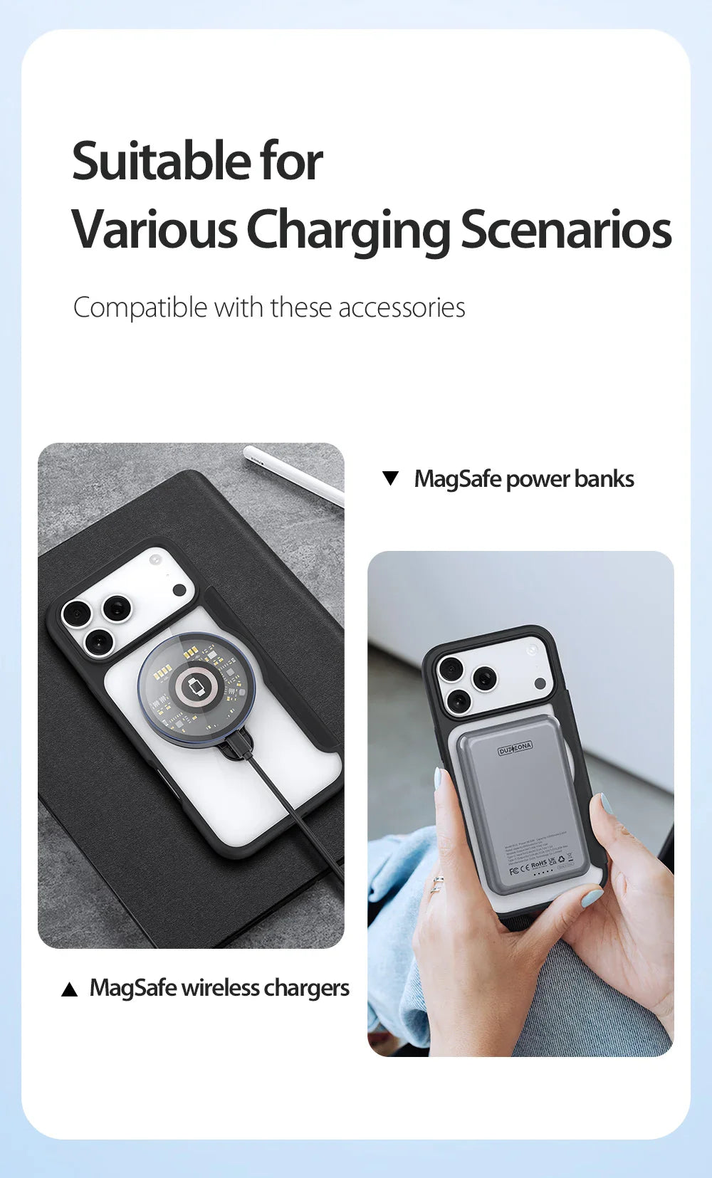 DUX DUCIS Armored MagSafe iPhone 17 Pro Max Case — Military-Grade Magnetic Stand Fortress