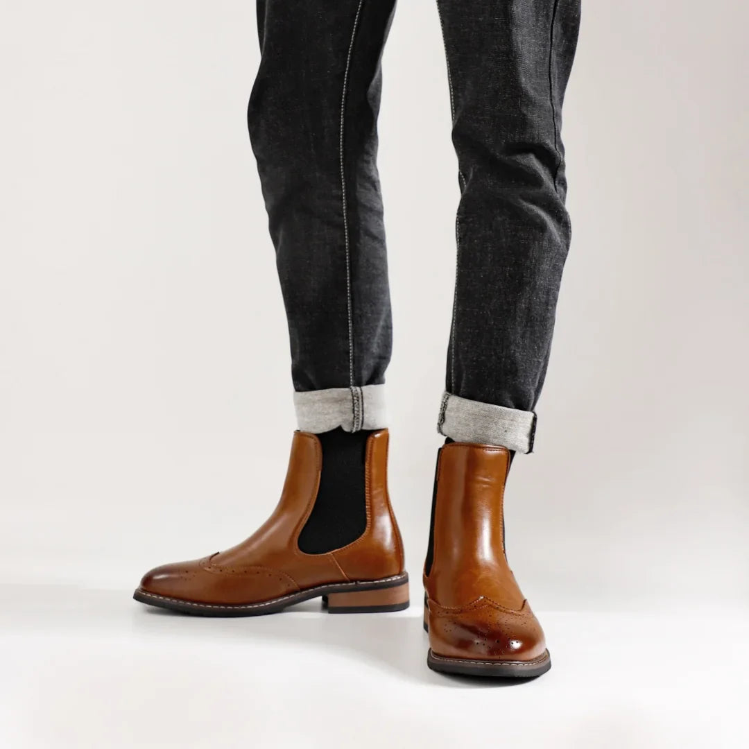 "Dead Poets Boots" – Lizard Vigilante Soft Leather Chelsea Boots for Men | Sleek Pointed-Toe Ankle Icons for Rebels, Artists & Gentlemen