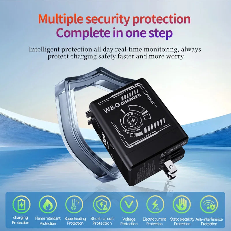 Xiaomi GaN 120W Ultra Fast Charger with Retractable Dual Type-C Cable – Holiday Power in Your Pocket