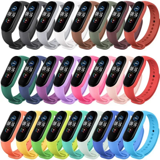 MiSnap Pop-Band: The Silky-Smooth Silicone Strap for Xiaomi Mi Band Legends (3/4/5/6/7)