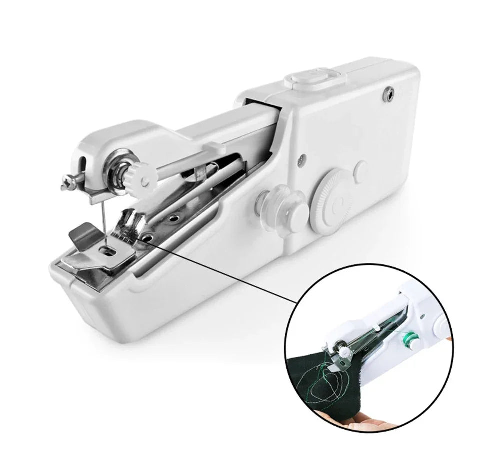 Lizard Vigilante Handheld Mini Sewing Machine – Portable Manual Stitcher for Quick Repairs, Travel & DIY Needlework